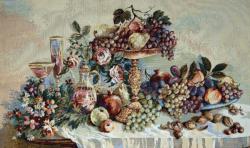 картина, гобелен, цветы, букет, натюрморт, Белый натюрморт