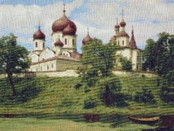 картина, гобелен, храм, церковь, Боголюбово