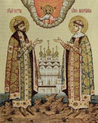 гобелен,  картина, икона, Петр, Феврония