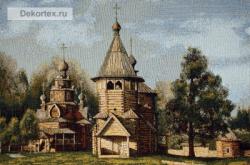 картина, гобелен, церковь, храм, Тихая обитель